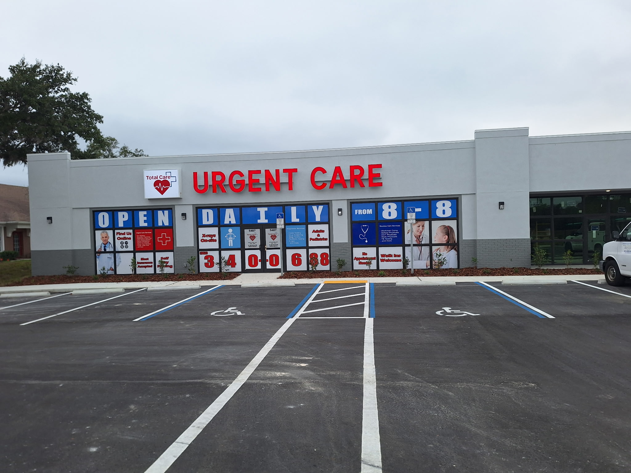 Urgent Care storefront — commercial buildout